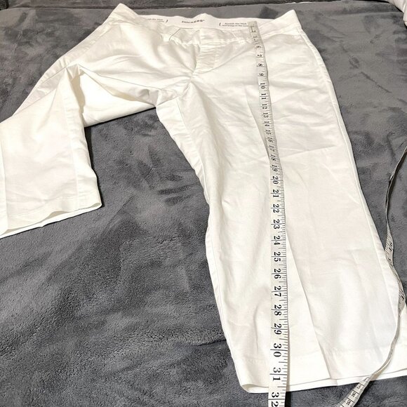 DOCKERS CAPRIS WOMENS WHITE SIZE 14(SALE) - Picture 6 of 11